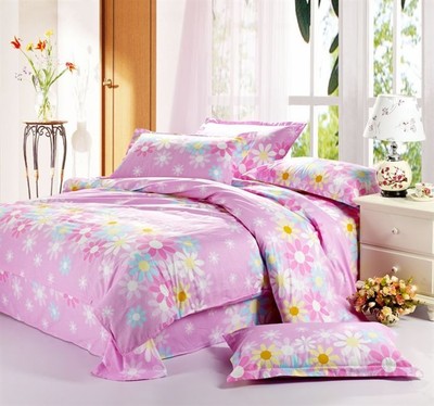 廠家直銷全棉斜紋時(shí)尚印花床上用品四件套 尊享品質(zhì)，點(diǎn)綴家居